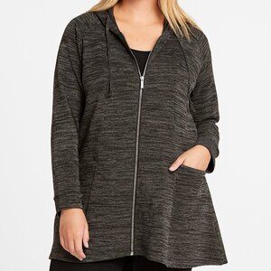 Miusey Hooded Lightweight Jacket for Spring or Fall - Size Large